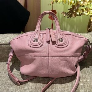 GIVENCHY
Pink Goatskin Leather Micro Nightingale Bag